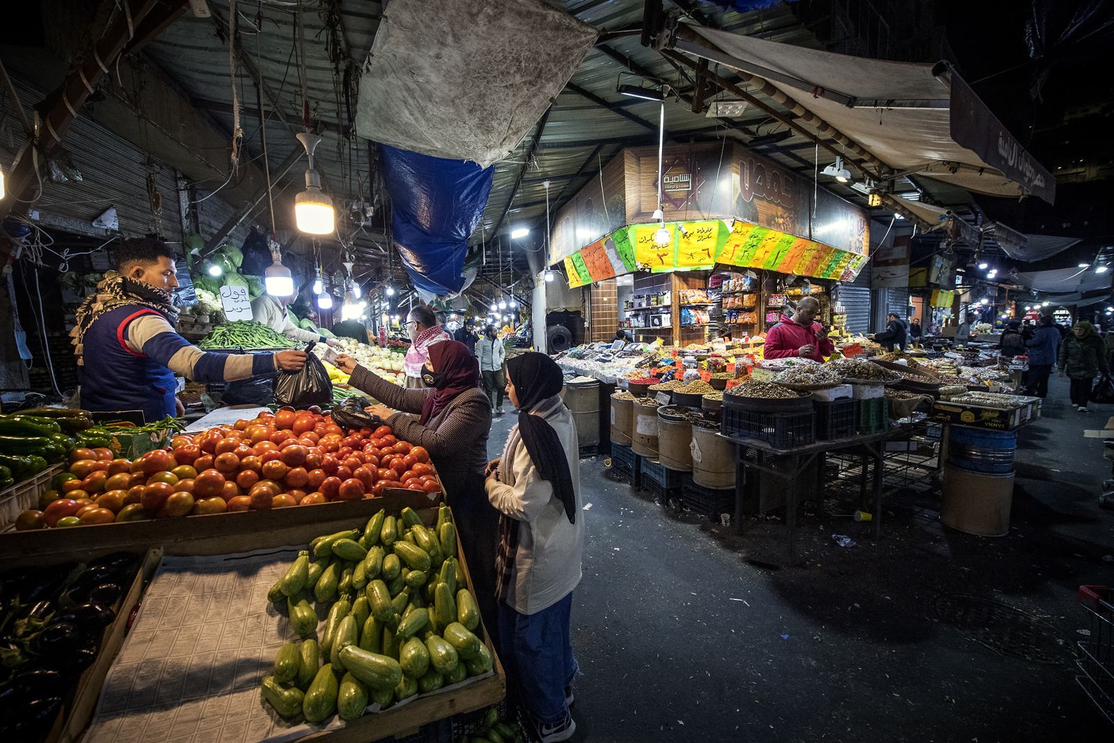 El mercado del centro de Amán
